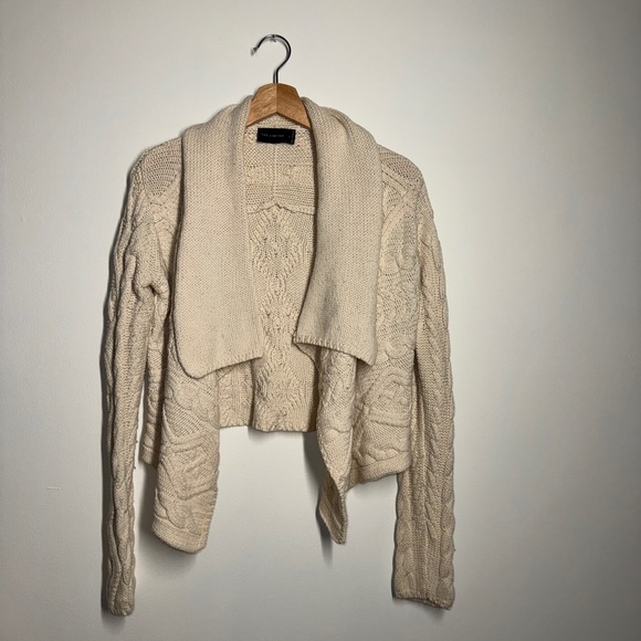 The Limited Cream Cable Knit Cardigan - Picture 1 of 3